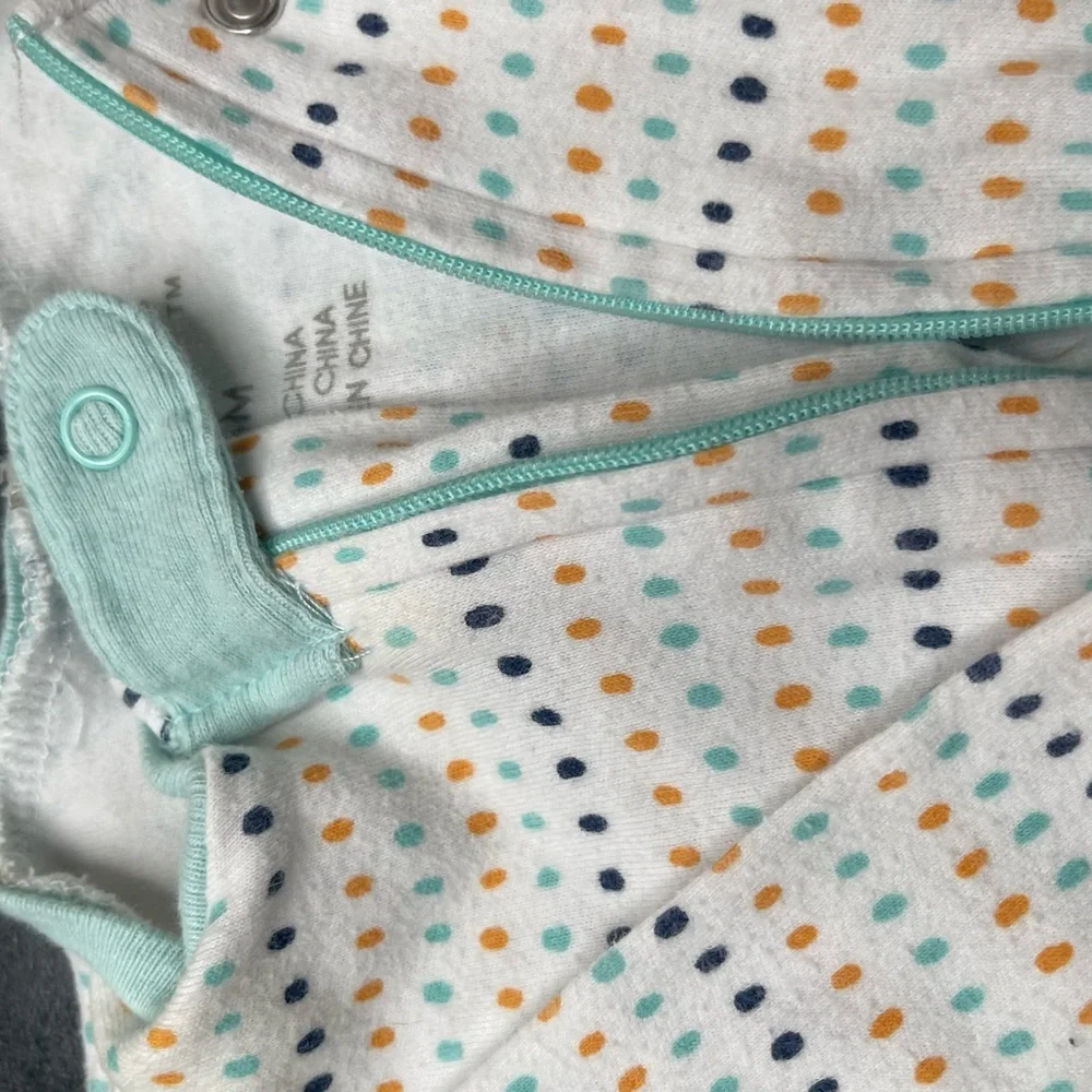 Baby Boy Bundle 3-6 months longsleeve  one piece sleepers
